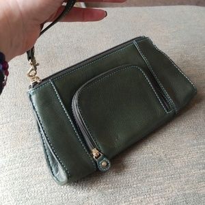 Liz Claiborne Leather Wristlet